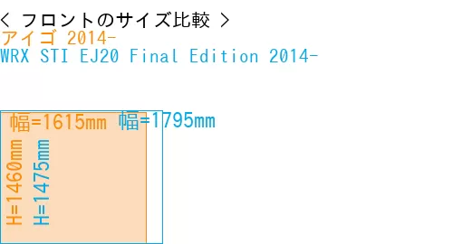 #アイゴ 2014- + WRX STI EJ20 Final Edition 2014-